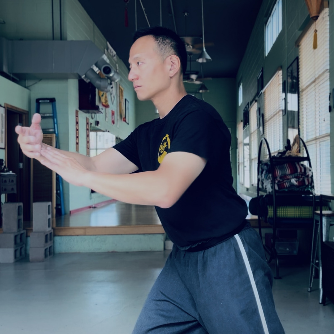 Sifu Michael Lee Wang practicing Tai Chi at Boulder Kung Fu Academy