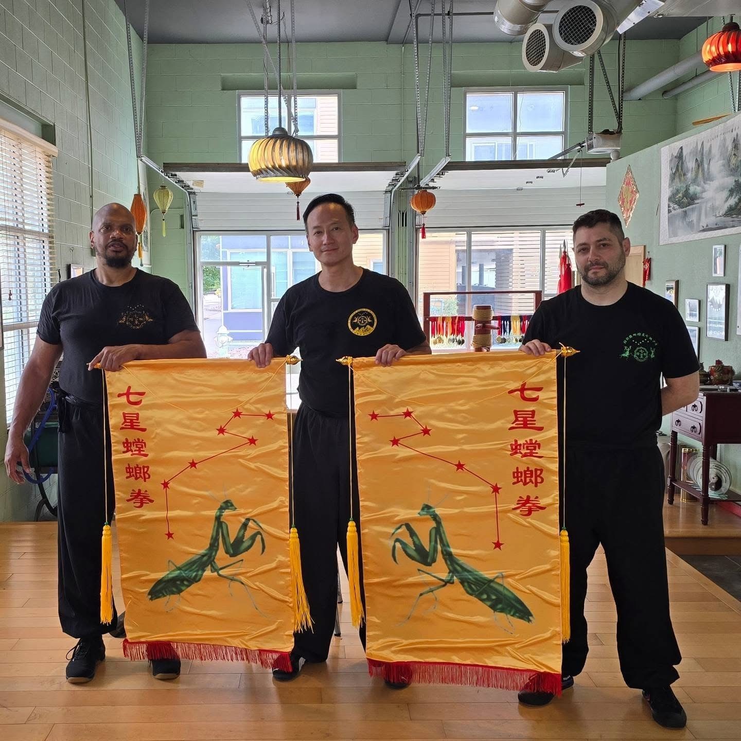 Sifu Wang with members of Boulder Kung Fu Academy